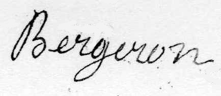 Signature Antoine BERGERON